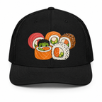 Dr. Sushi-Stein's Monster Trucker Hat - All White front view
