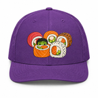 Dr. Sushi-Stein's Monster Trucker Hat - All Black front view