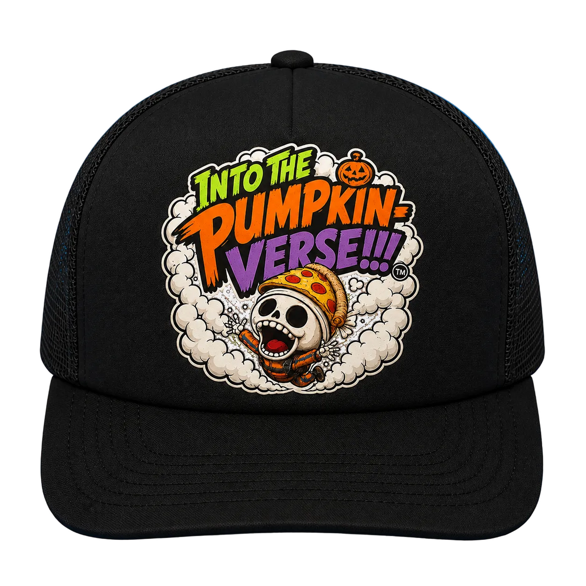 Into The Pumpkin-Verse Flagship Trucker Hat