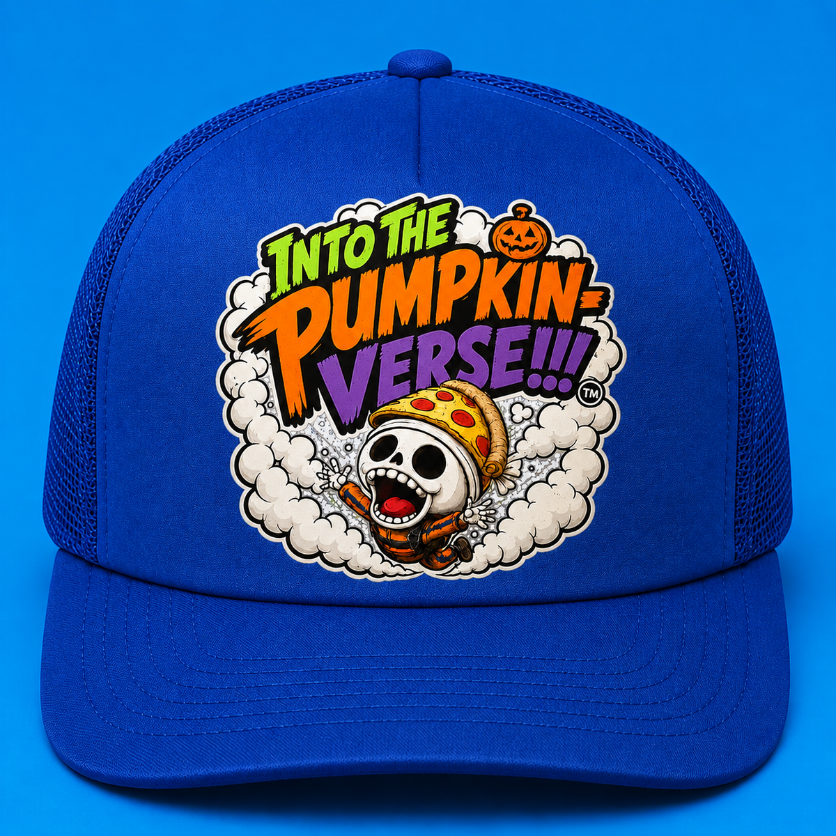 Into The Pumpkin-Verse Flagship Trucker Hat