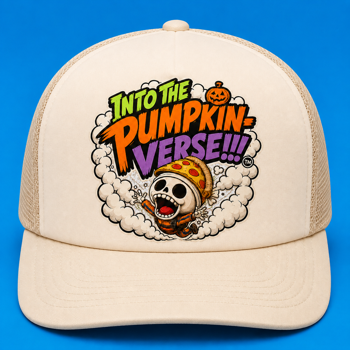 Into The Pumpkin-Verse Flagship Trucker Hat