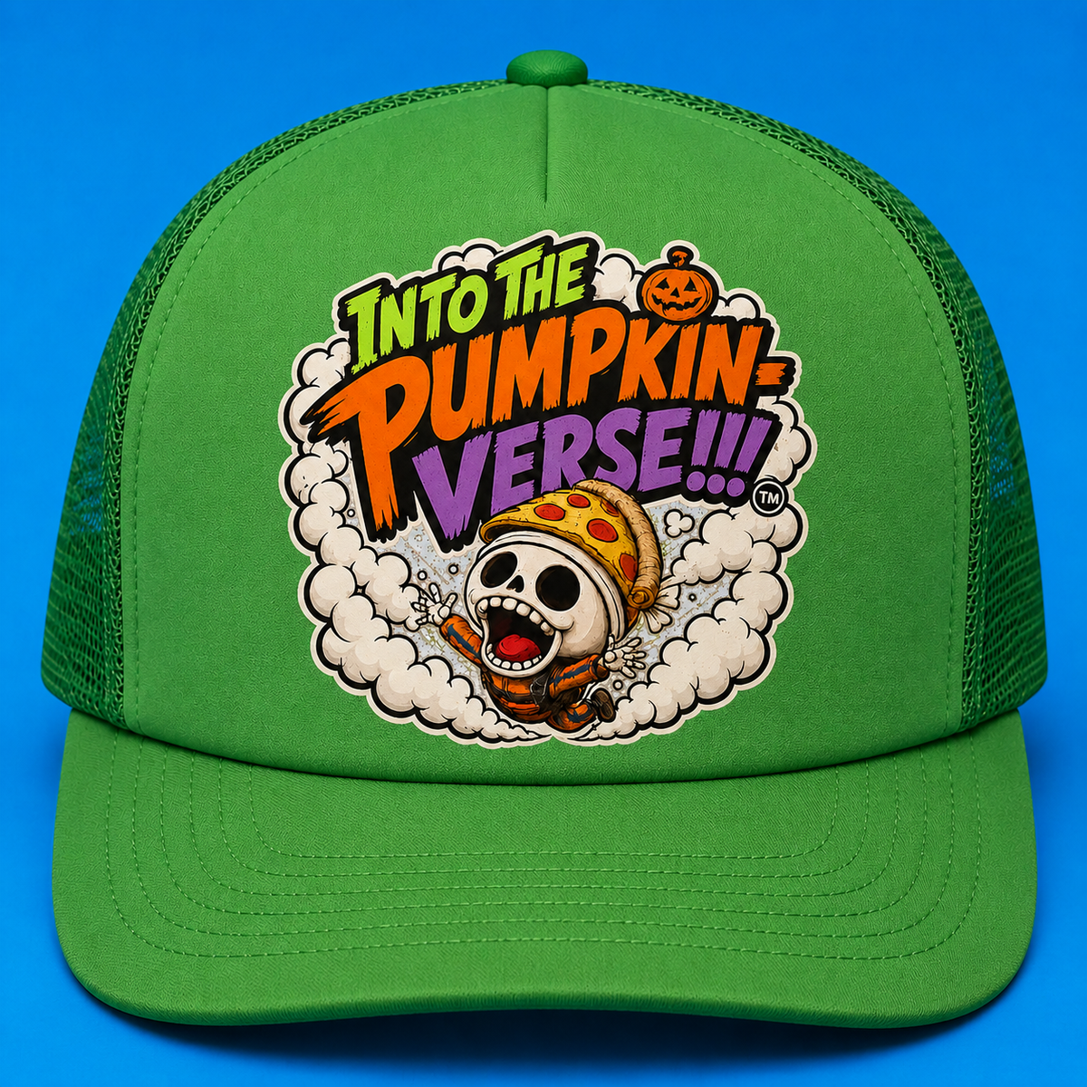 Into The Pumpkin-Verse Flagship Trucker Hat