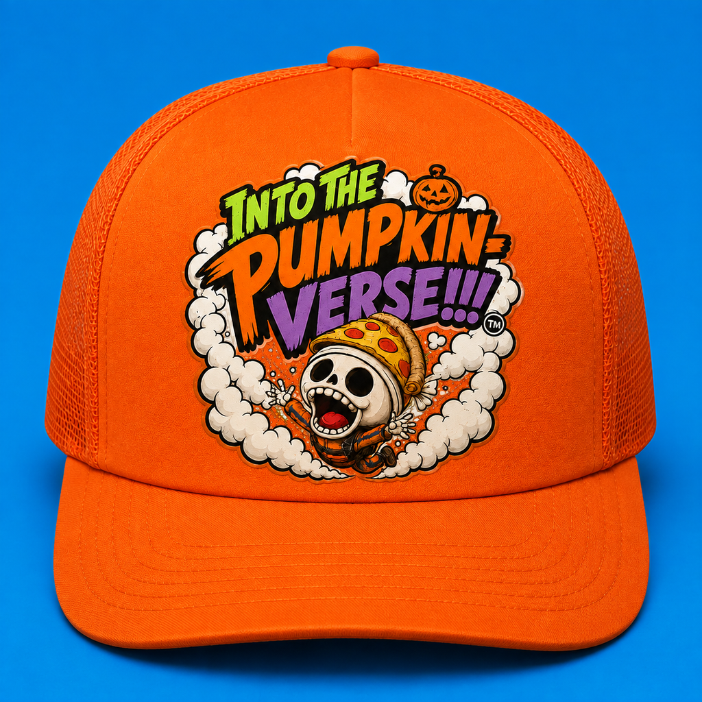 Into The Pumpkin-Verse Flagship Trucker Hat