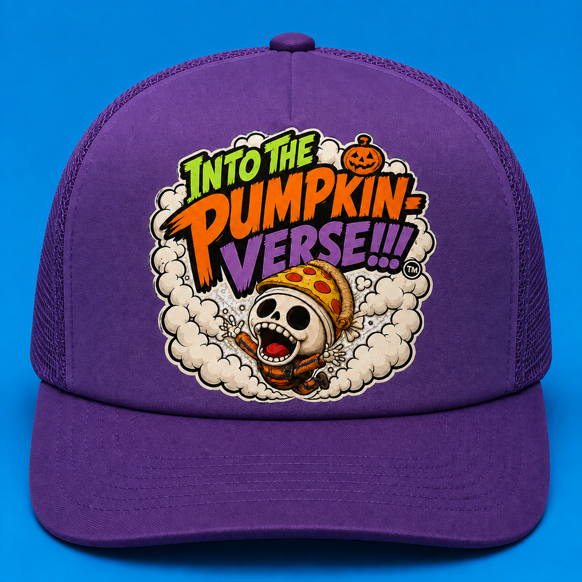Into The Pumpkin-Verse Flagship Trucker Hat