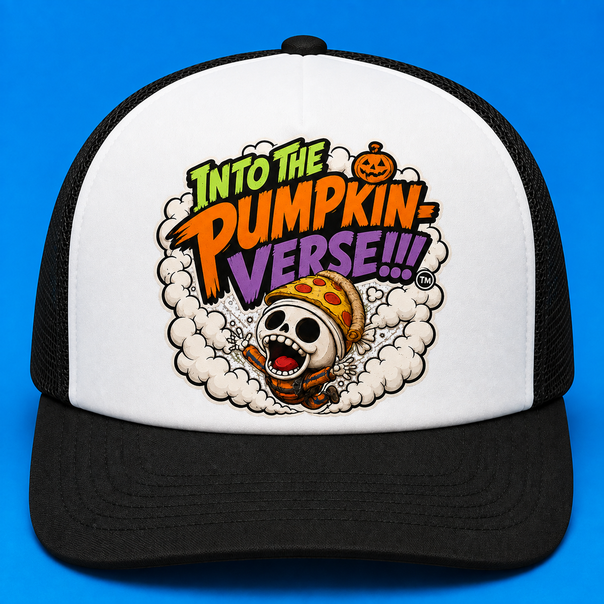 Into The Pumpkin-Verse Flagship Trucker Hat
