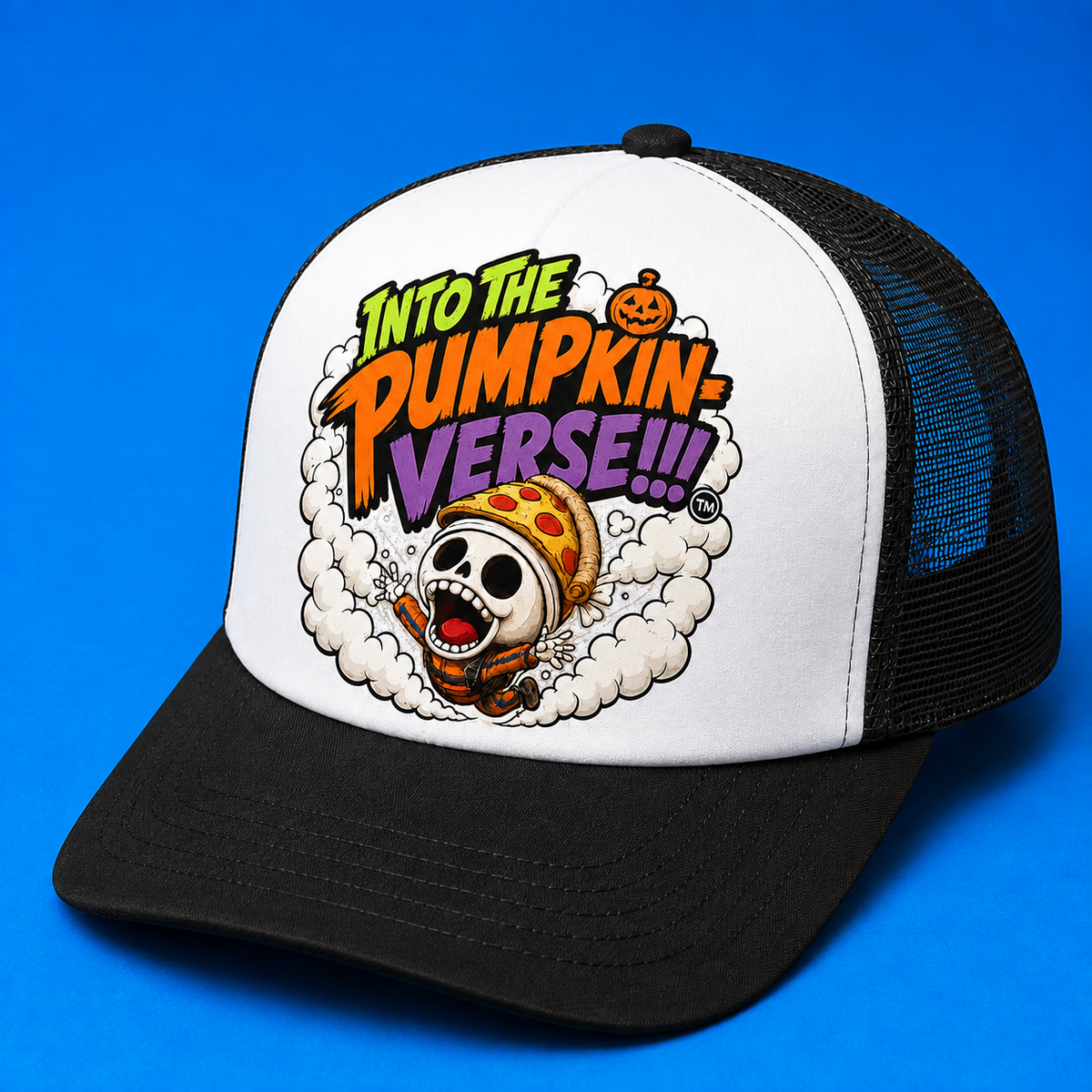Into The Pumpkin-Verse Flagship Trucker Hat