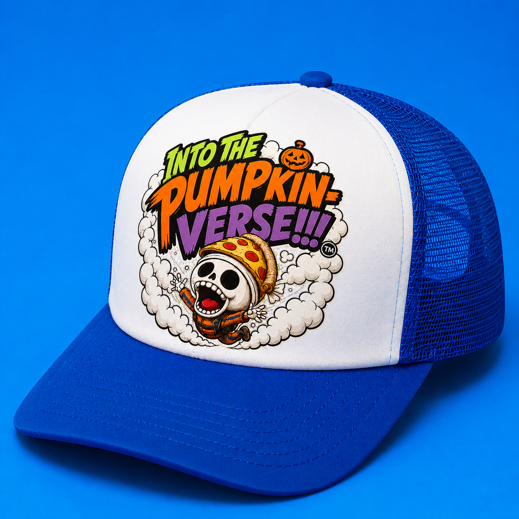 Into The Pumpkin-Verse Flagship Trucker Hat
