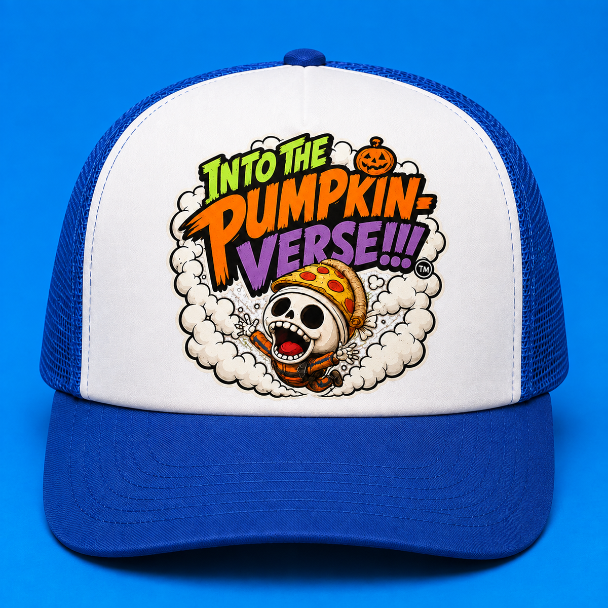 Into The Pumpkin-Verse Flagship Trucker Hat