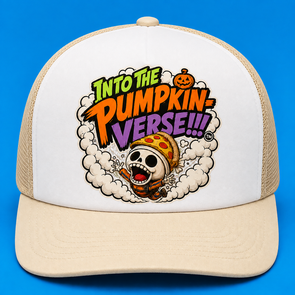 Into The Pumpkin-Verse Flagship Trucker Hat