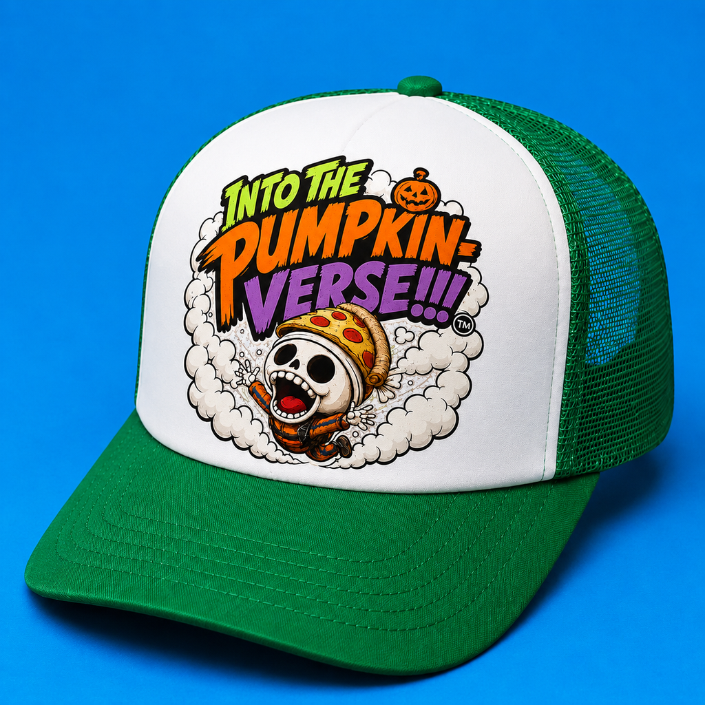 Into The Pumpkin-Verse Flagship Trucker Hat