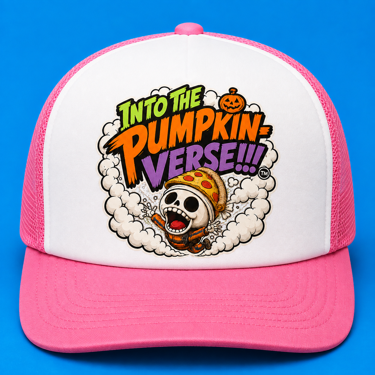 Into The Pumpkin-Verse Flagship Trucker Hat
