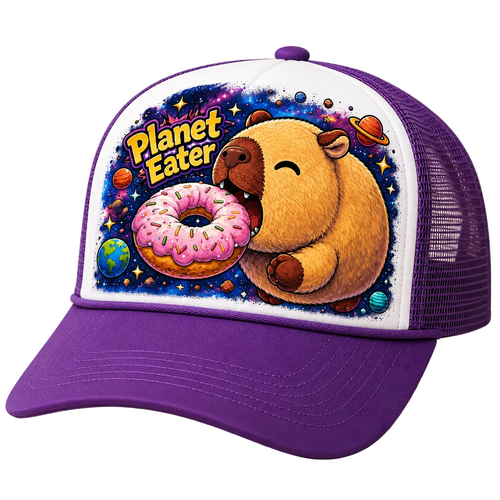 Planet Eater Trucker Hat - Camo - Front