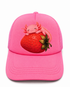 Sleeping Strawb-A-Lotl Trucker Hat
