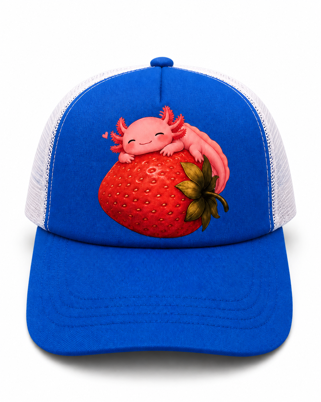 Sleeping Strawb-A-Lotl Trucker Hat