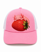 Sleeping Strawb-A-Lotl Trucker Hat