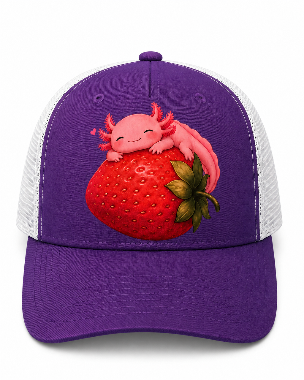 Sleeping Strawb-A-Lotl Trucker Hat