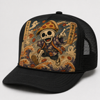 Ukiyo-e Style Skelettoni Trucker Hat