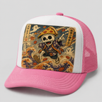 Ukiyo-e Style Skelettoni Trucker Hat