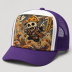 Ukiyo-e Style Skelettoni Trucker Hat