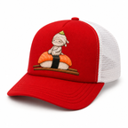 Wasabi & Friends Sushi Trucker Hat - Black & White side view